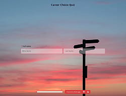Career Choice Quiz Template