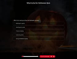 What To Be For Halloween Quiz Template