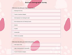 Business Demographic Survey