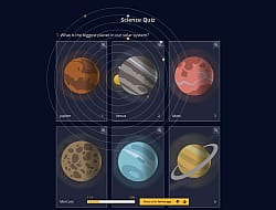 Science Quiz Template