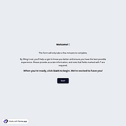 Online Registration Form Template