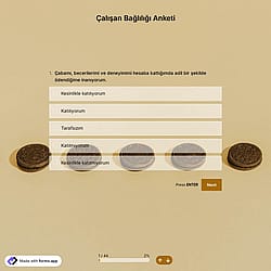 Çalışan Bağlılığı Anketi Şablonu
