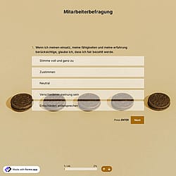 Vorlage für eine Umfrage zum Mitarbeiterengagement