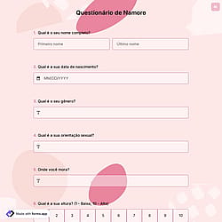 Questionário de Namoro
