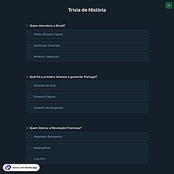 Trivia de História