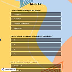Friends Quiz