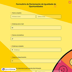 Formulário de Reclamação de Igualdade de Oportunidades