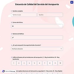 Encuesta de Calidad del Servicio del Aeropuerto