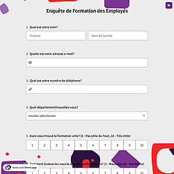 Enquête de Formation des Employés