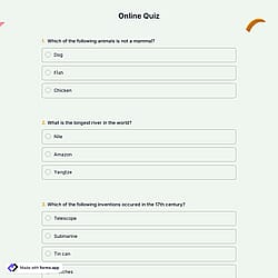Online Quiz