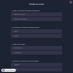 Prueba en Línea