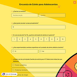 Encuesta de Estrés para Adolescentes