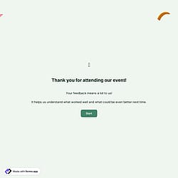 Event Feedback Survey