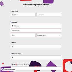 Volunteer Registration Form