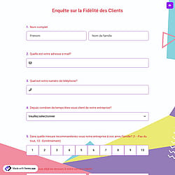 Enquête sur la Fidélité des Clients