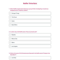 Netflix Trivia Quiz