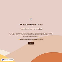 Harry Potter House Quiz