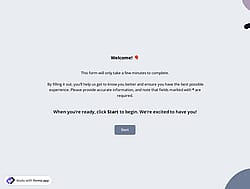 Online Registration Form Template