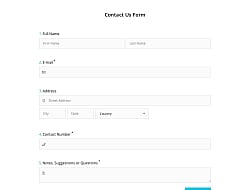 Website Contact Form Template