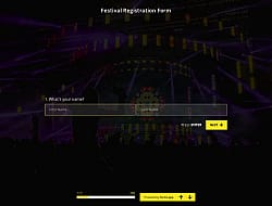Festival Registration Form Template