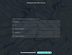 Plantilla de Encuesta de Beneficios para Empleados