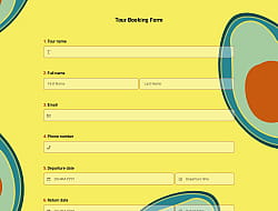 Tour Booking Form