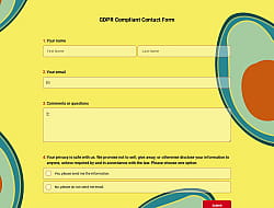 GDPR Compliant Contact Form