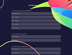 Demographic Survey
