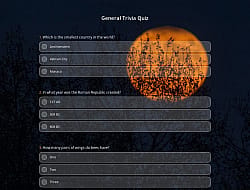 General Trivia Quiz