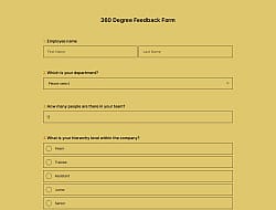 360-Degree Feedback Form