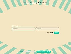 New Employee Registration Form