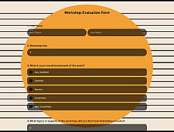 Workshop Evaluation Form