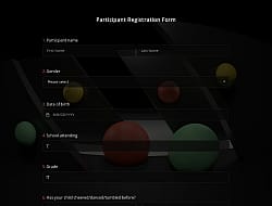 Participant Registration Form