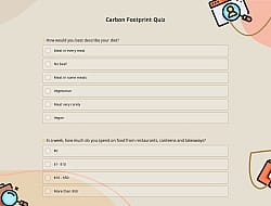 Carbon Footprint Quiz