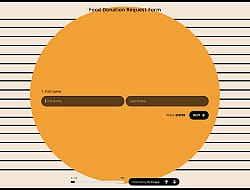 Food Donation Request Form