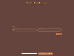 New Hire Orientation Survey