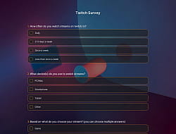 Twitch Survey