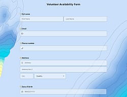 Volunteer Availability Form