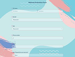 Wellness Evaluation Form