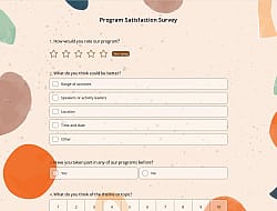 Program Satisfaction Survey
