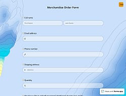 Merchandise Order Form
