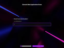 Discord Mod Application Form Template