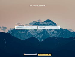 Job Application Form Template