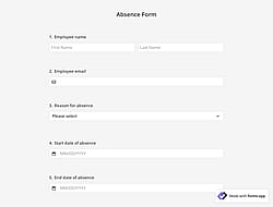 Absence Form