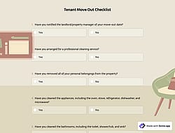 Tenant Move Out Checklist