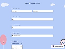 Dorm Payment Form