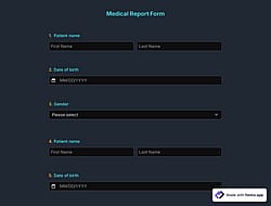 Medical Report Form