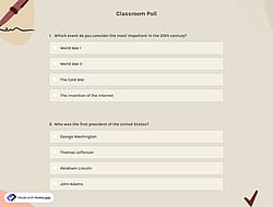 Classroom Poll