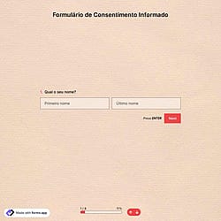 Modelo de Formulário de Consentimento Livre e Esclarecido