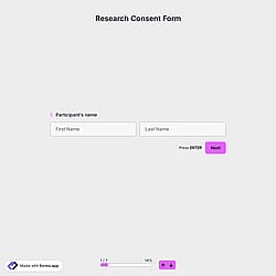 Research Consent Form Template